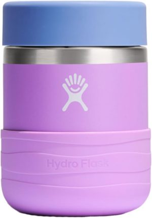 Hydro Flask Insulated Food Container - Snack Container for Kids and Lunch Box - 12 Oz Food Jar in Anemone Purple