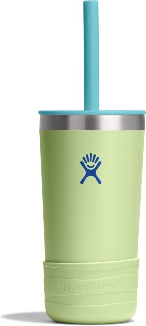 Hydro Flask Kids 12 Oz Tumbler with Lid and Straw for School - Insulated Stainless Steel in Seedling Green
