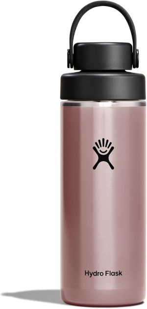 Hydro Flask Lightweight Wide Flex Chug Cap - Insulated Stainless Steel Water Bottle 16 Oz Quartz