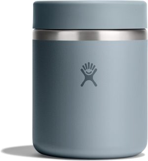 Hydro Flask Food Jar ?C Insulated Stainless Steel. Snack Travel Container for Hot Food & Soup 28 Oz Shale Gray