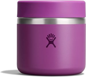 Hydro Flask Food Jar ?C Insulated Stainless Steel. Snack Travel Container for Hot Food & Soup 20 Oz Supernova Purple