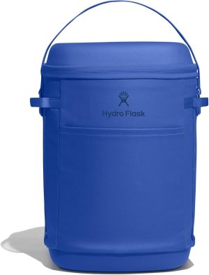 Hydro Flask Carryout Cooler Backpack - Insulated Portable Soft Cooler - 22 L Capacity in Capri Blue