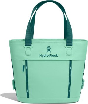 Hydro Flask Carryout Tote - Insulated Tote Bag - 10 L Capacity in Mermaid Green