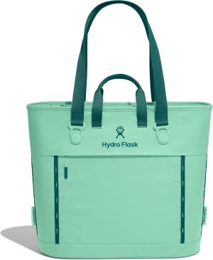 Hydro Flask Carryout Tote - Insulated Tote Bag - 20 L Capacity in Mermaid Green